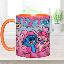 Load image into Gallery viewer, Personalized Ohana Accent Mug Custom Names Gift for Couples
