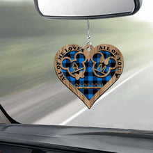 Load image into Gallery viewer, Personalized Heart-Shaped Couple Car Ornament Custom Date Gift
