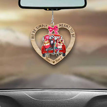 Load image into Gallery viewer, Personalized Couple Car Ornament Custom Name Gift for Christmas
