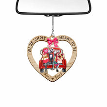 Load image into Gallery viewer, Personalized Couple Car Ornament Custom Name Gift for Christmas
