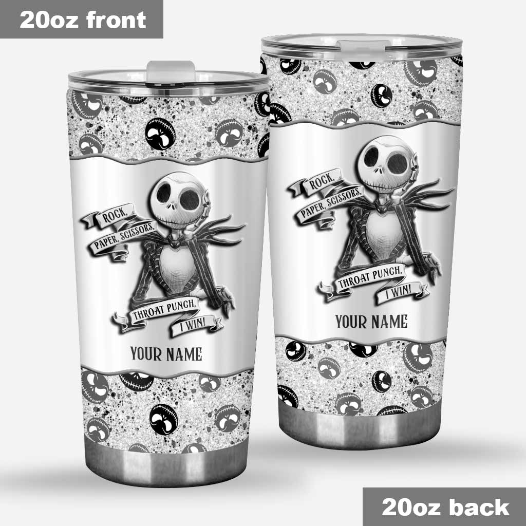 Personalized Nightmare Tumbler with Custom Name Gift for Halloween