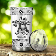 Load image into Gallery viewer, Personalized Nightmare Tumbler with Custom Name Gift for Halloween
