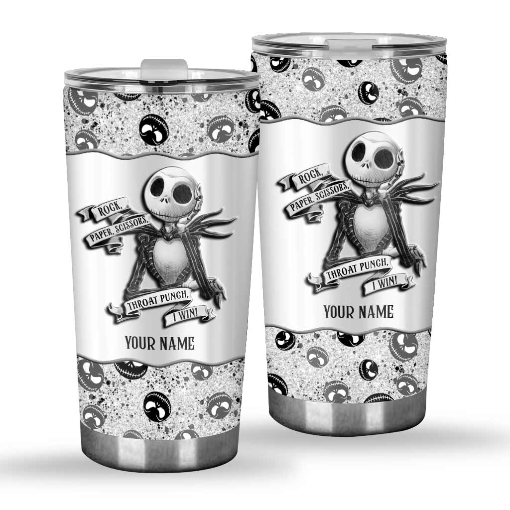 Personalized Nightmare Tumbler with Custom Name Gift for Halloween