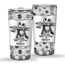 Load image into Gallery viewer, Personalized Nightmare Tumbler with Custom Name Gift for Halloween
