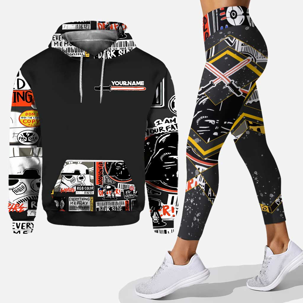 Personalized Dark Side Hoodie & Leggings Custom Name Gift