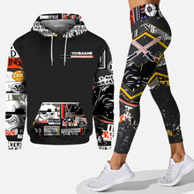 Load image into Gallery viewer, Personalized Dark Side Hoodie &amp; Leggings Custom Name Gift
