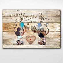 Load image into Gallery viewer, Personalized Engagement Mouse Poster Custom Name Gift for Couple

