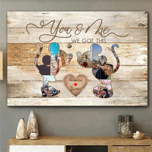 Load image into Gallery viewer, Personalized Engagement Mouse Poster Custom Name Gift for Couple
