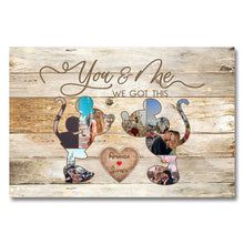 Load image into Gallery viewer, Personalized Engagement Mouse Poster Custom Name Gift for Couple
