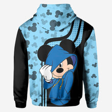 Load image into Gallery viewer, Personalized Mickey Mouse Hoodie Custom Name Gift for Couples
