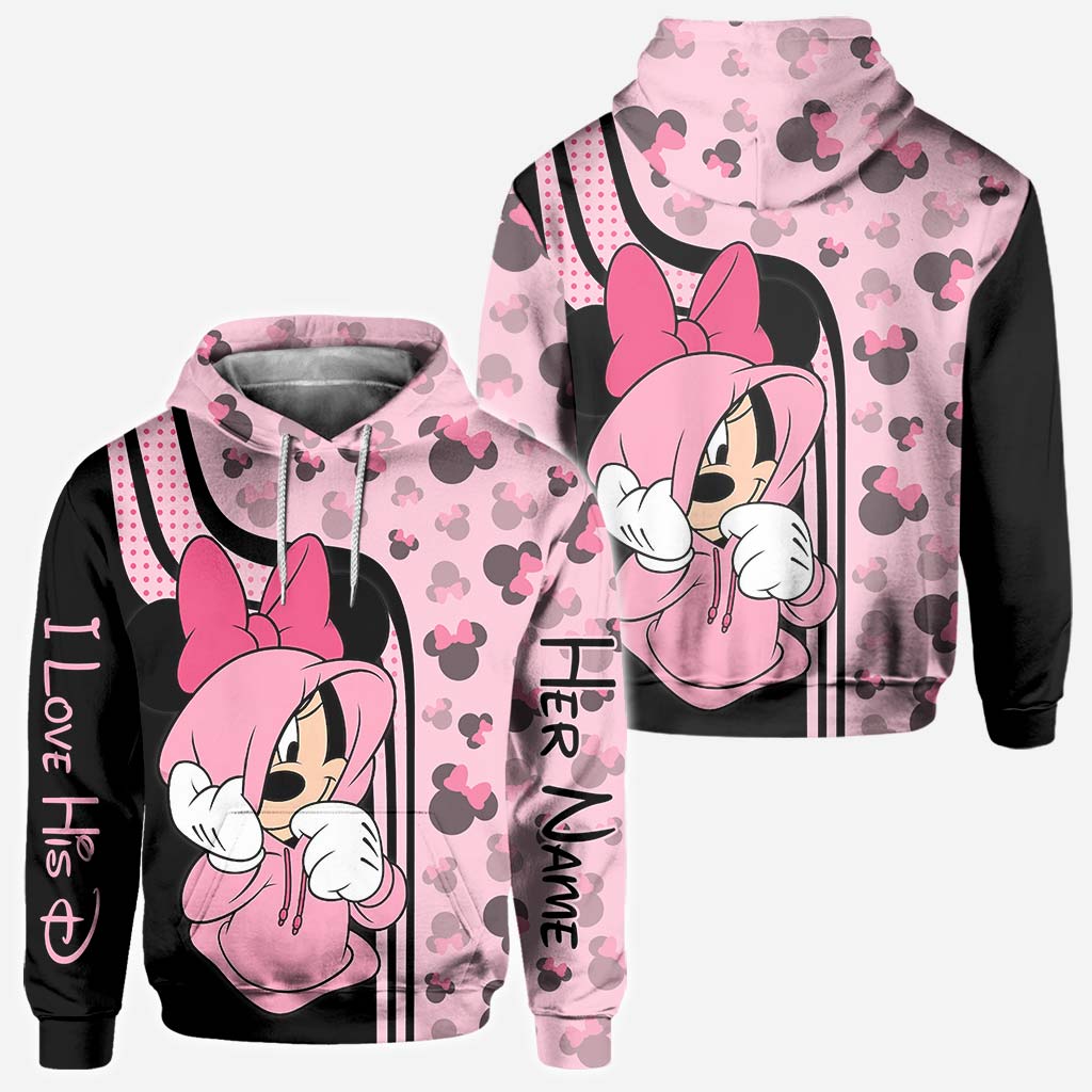 Personalized Mickey Mouse Hoodie Custom Name Gift for Couples