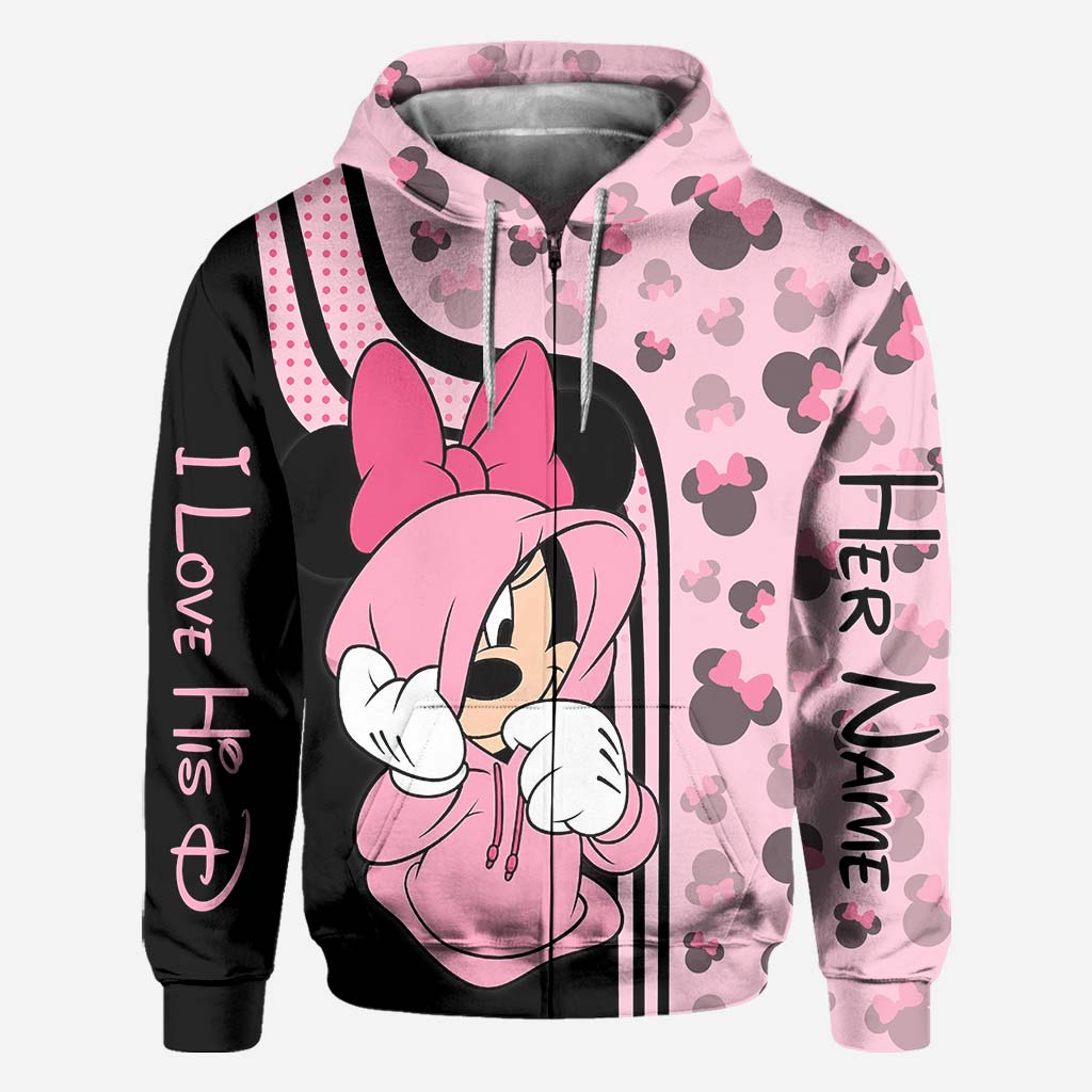 Personalized Mickey Mouse Hoodie Custom Name Gift for Couples