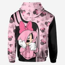 Load image into Gallery viewer, Personalized Mickey Mouse Hoodie Custom Name Gift for Couples
