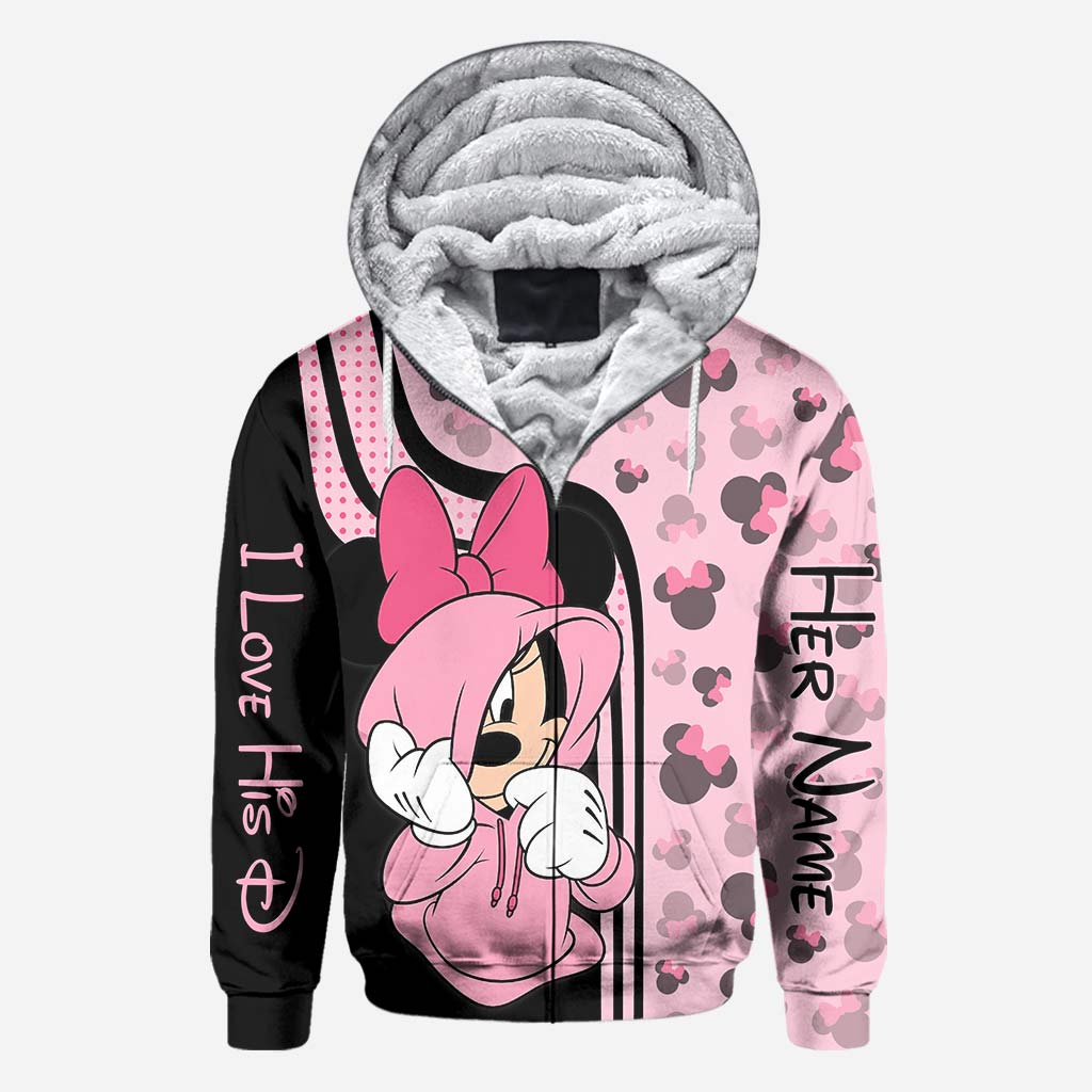 Personalized Mickey Mouse Hoodie Custom Name Gift for Couples