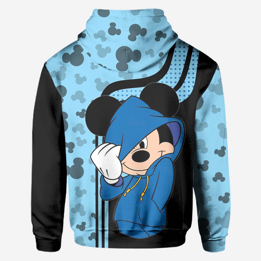 Personalized Mickey Mouse Hoodie Custom Name Gift for Couples