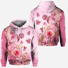 Load image into Gallery viewer, Personalized Pink Mouse Hoodie &amp; Leggings Set Custom Name Gift
