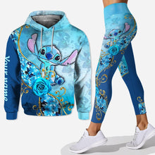 Load image into Gallery viewer, Personalized Hoodie and Leggings Set with Custom Name Gift for Partners
