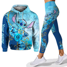 Load image into Gallery viewer, Personalized Hoodie and Leggings Set with Custom Name Gift for Partners
