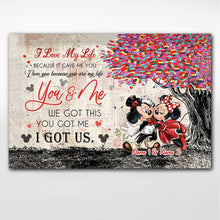 Load image into Gallery viewer, Personalized Couple Poster You &amp; Me Custom Names Gift for Anniversary
