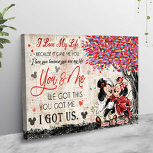 Load image into Gallery viewer, Personalized Couple Poster You &amp; Me Custom Names Gift for Anniversary
