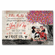 Load image into Gallery viewer, Personalized Couple Poster You &amp; Me Custom Names Gift for Anniversary
