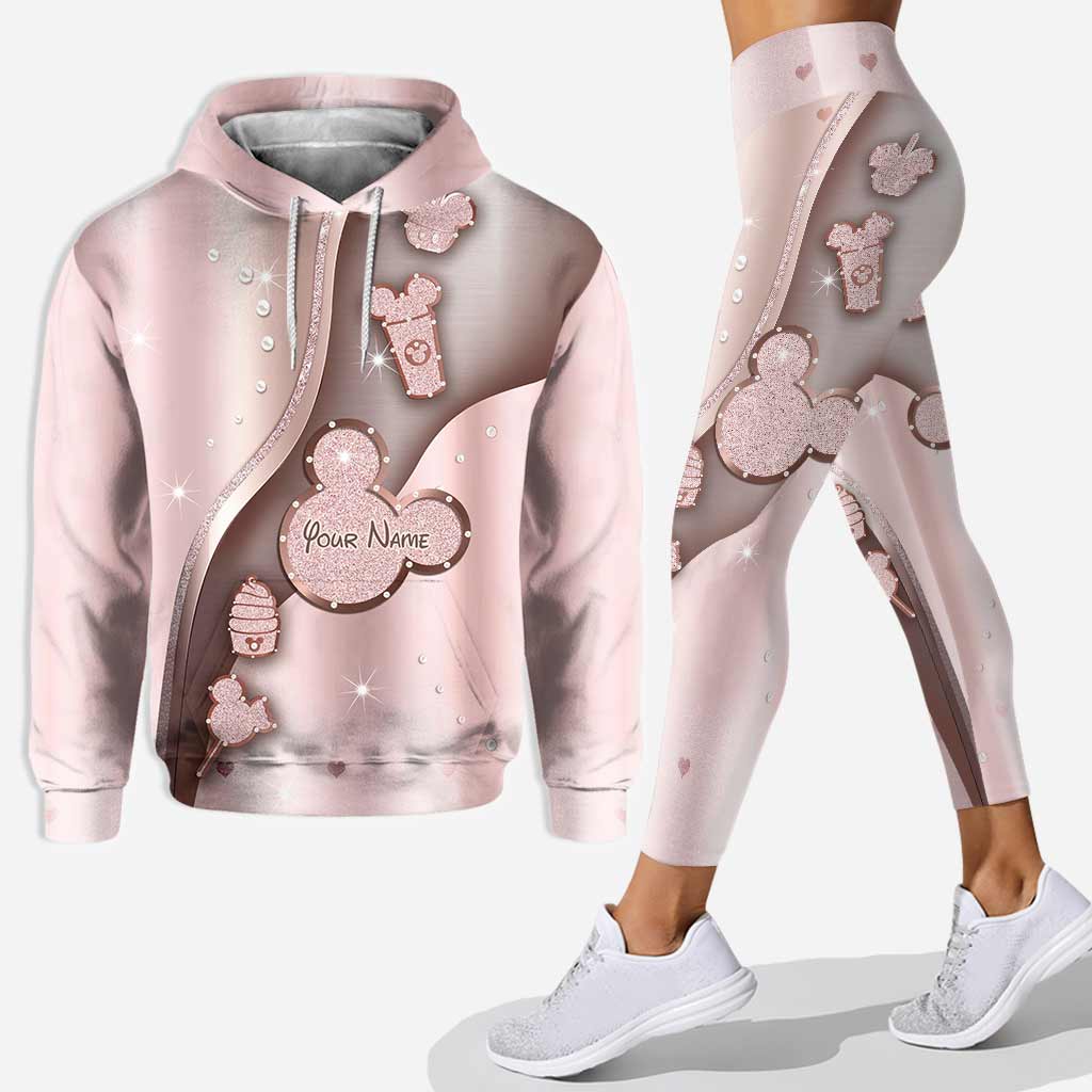 Personalized Mouse Hoodie and Leggings Custom Name Gift for Her