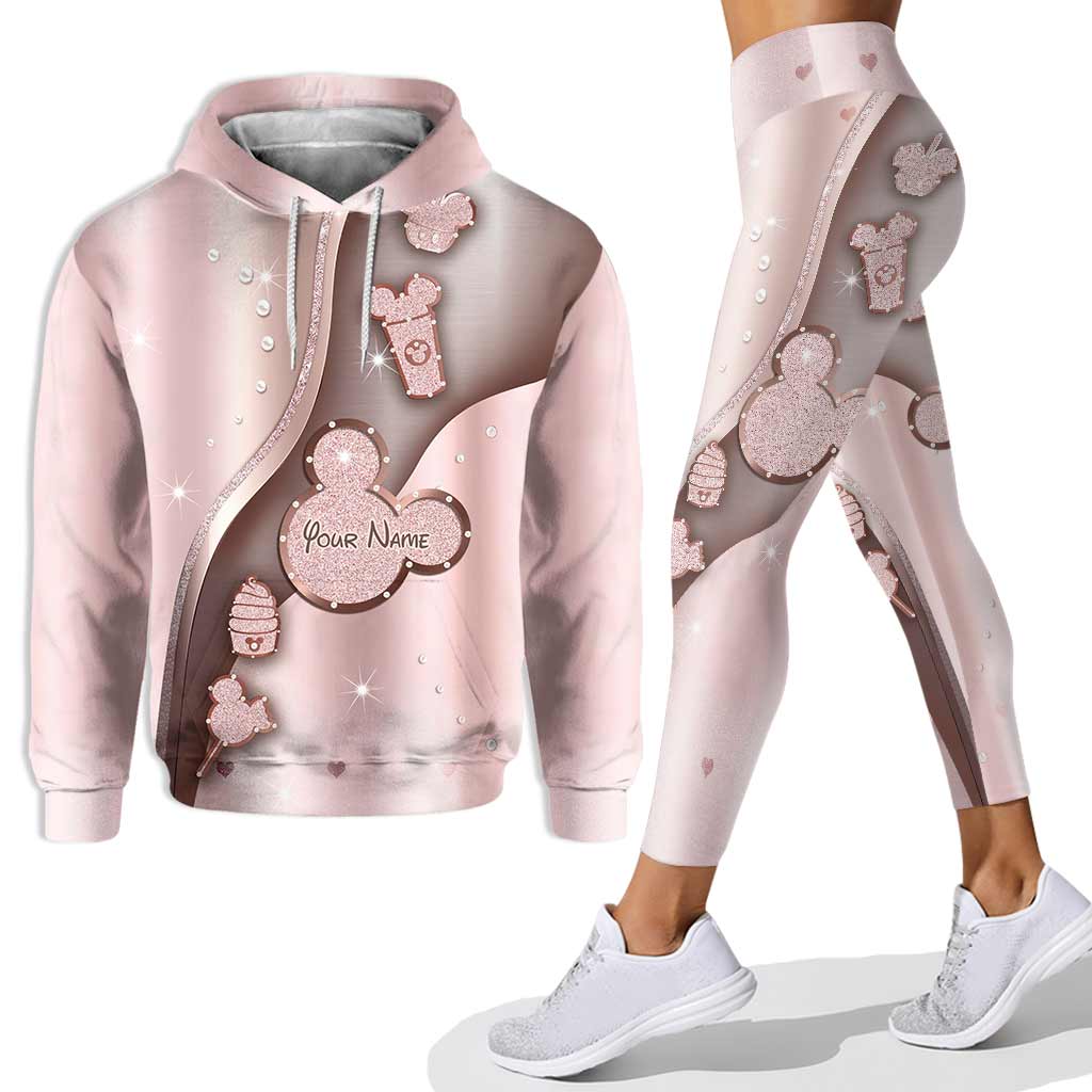 Personalized Mouse Hoodie and Leggings Custom Name Gift for Her