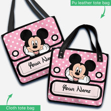 Load image into Gallery viewer, Personalized Mickey Mouse Tote Bag with Custom Name for Kids
