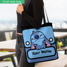 Load image into Gallery viewer, Personalized Ohana Tote Bag Custom Name Gift for Kids
