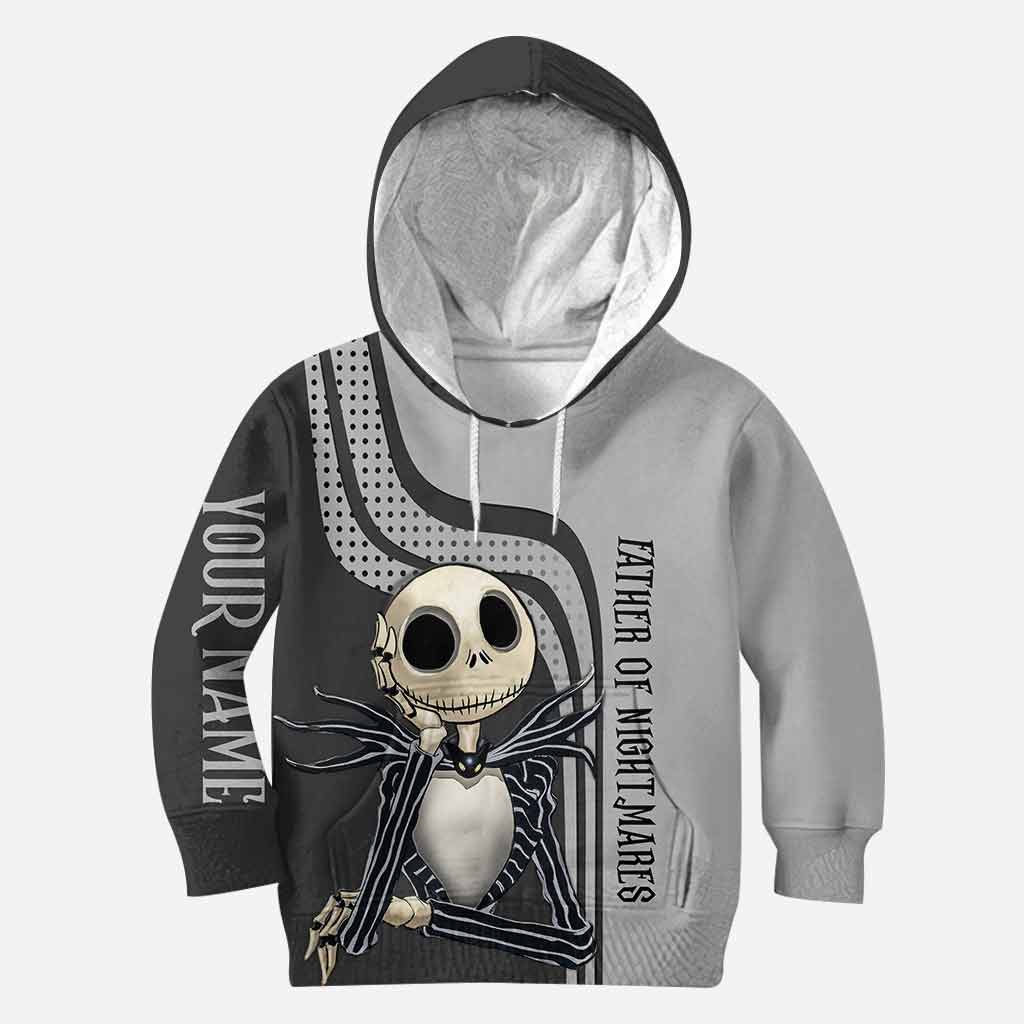 Personalized Father of Nightmares Hoodie Custom Name Gift for Dad