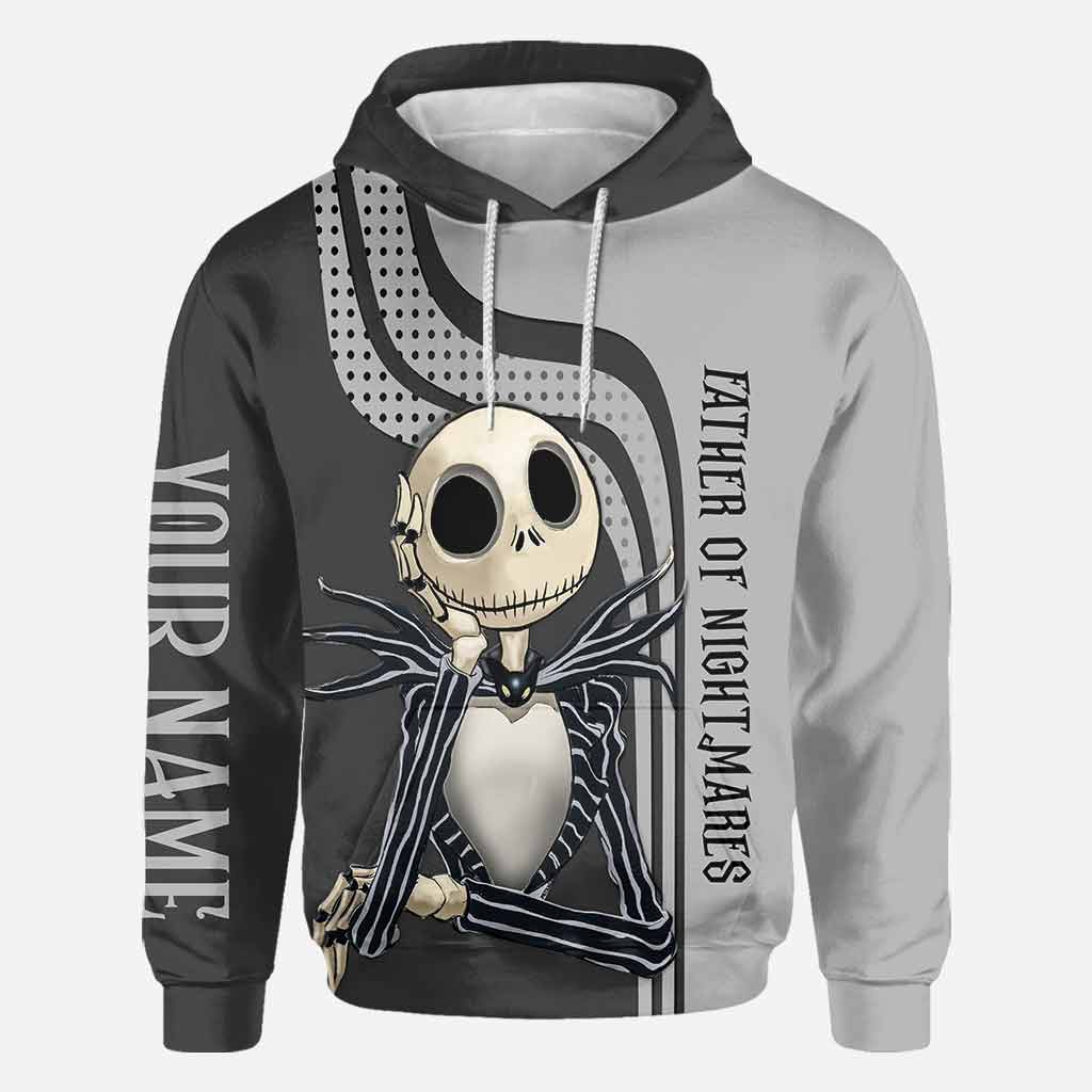 Personalized Father of Nightmares Hoodie Custom Name Gift for Dad