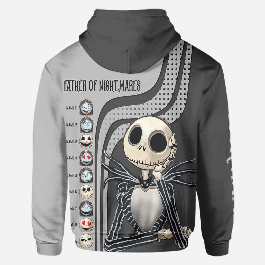 Personalized Father of Nightmares Hoodie Custom Name Gift for Dad