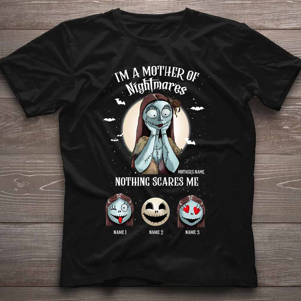 Personalized Nightmare T-shirt Hoodie for Mom Custom Name Gift