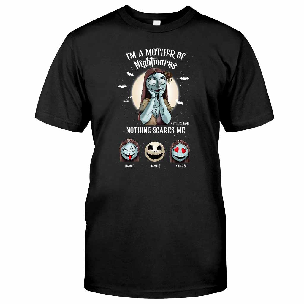Personalized Nightmare T-shirt Hoodie for Mom Custom Name Gift