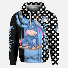Load image into Gallery viewer, Personalized Eeyore Mouse Hoodie and Leggings Set for Kids
