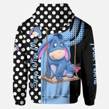 Load image into Gallery viewer, Personalized Eeyore Mouse Hoodie and Leggings Set for Kids
