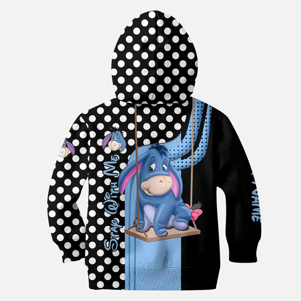 Personalized Eeyore Mouse Hoodie and Leggings Set for Kids