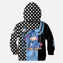 Load image into Gallery viewer, Personalized Eeyore Mouse Hoodie and Leggings Set for Kids
