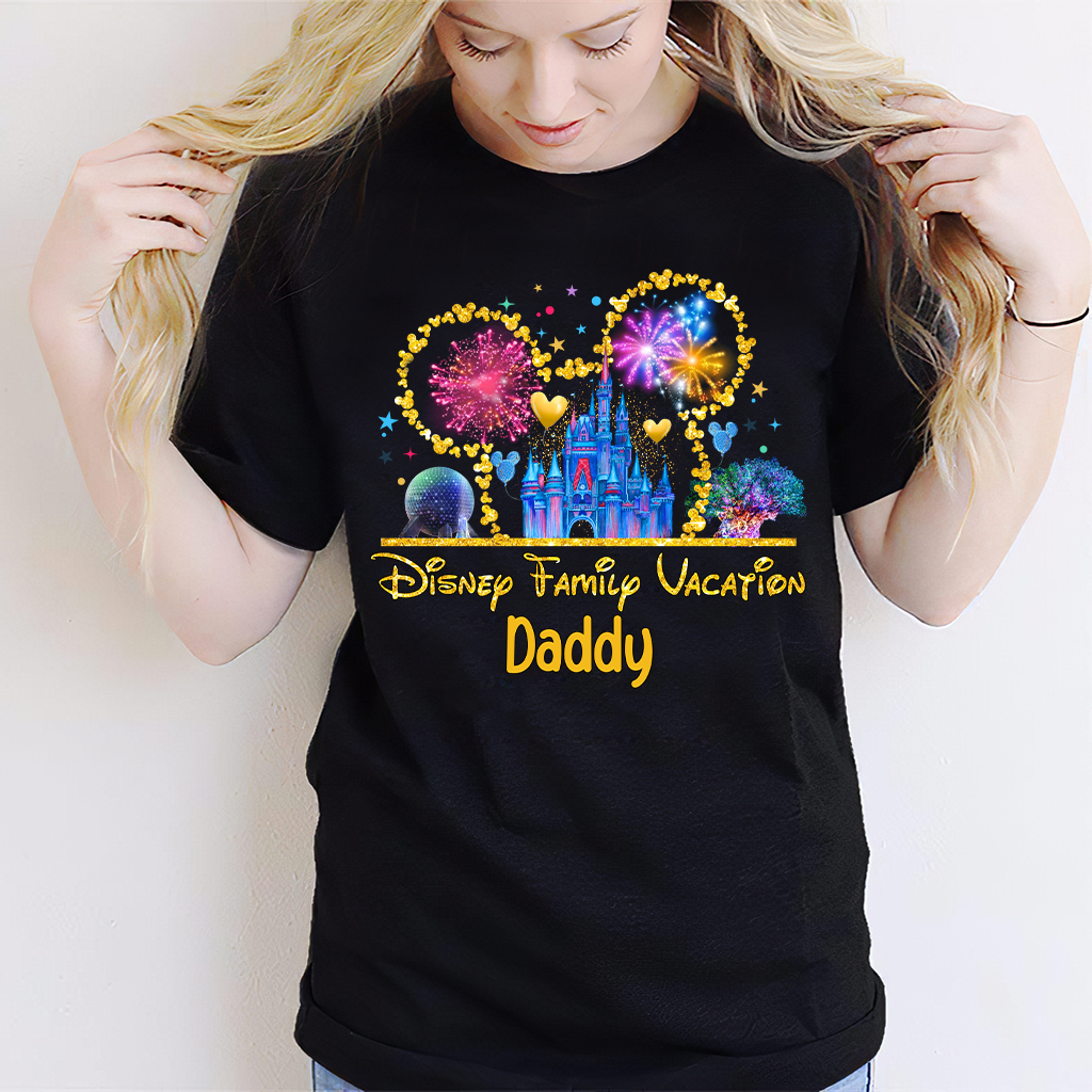 Personalized Disney Family Vacation T-shirt & Hoodie for Dad