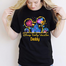 Load image into Gallery viewer, Personalized Disney Family Vacation T-shirt &amp; Hoodie for Dad
