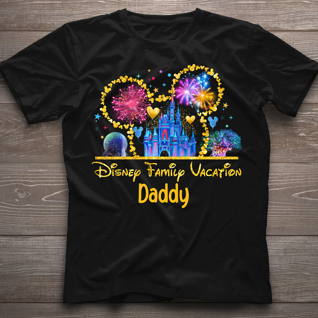 Personalized Disney Family Vacation T-shirt & Hoodie for Dad
