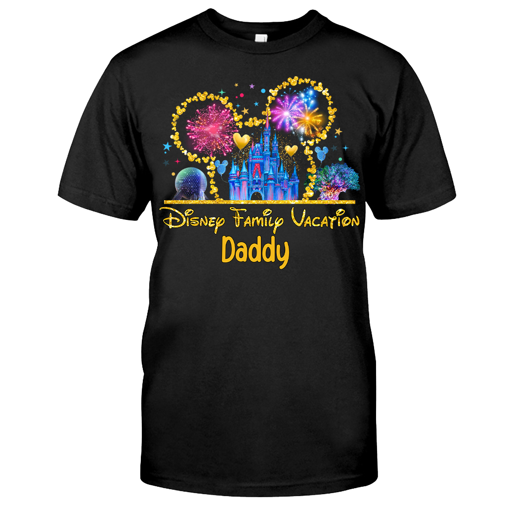 Personalized Disney Family Vacation T-shirt & Hoodie for Dad