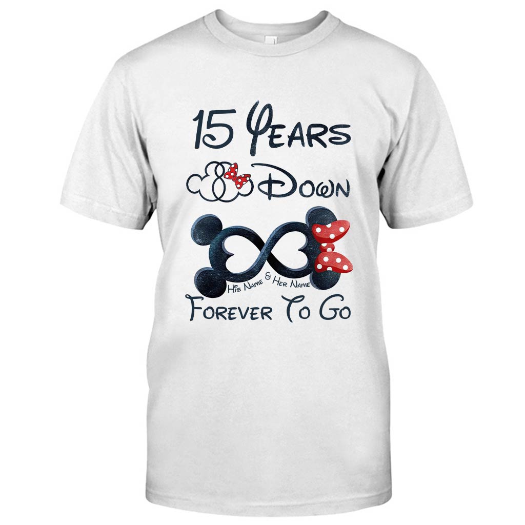 Personalized Forever To Go Mouse T-shirt & Hoodie Gift for Couples