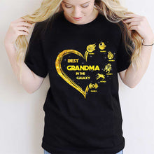 Load image into Gallery viewer, Personalized Best Grandma in the Galaxy T-shirt &amp; Hoodie Gift for Mother's Day
