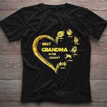 Load image into Gallery viewer, Personalized Best Grandma in the Galaxy T-shirt &amp; Hoodie Gift for Mother's Day
