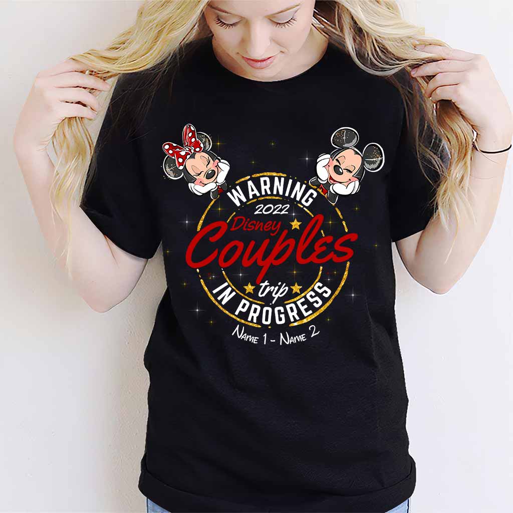 Personalized Disney Couples Trip T-shirt & Hoodie with Names