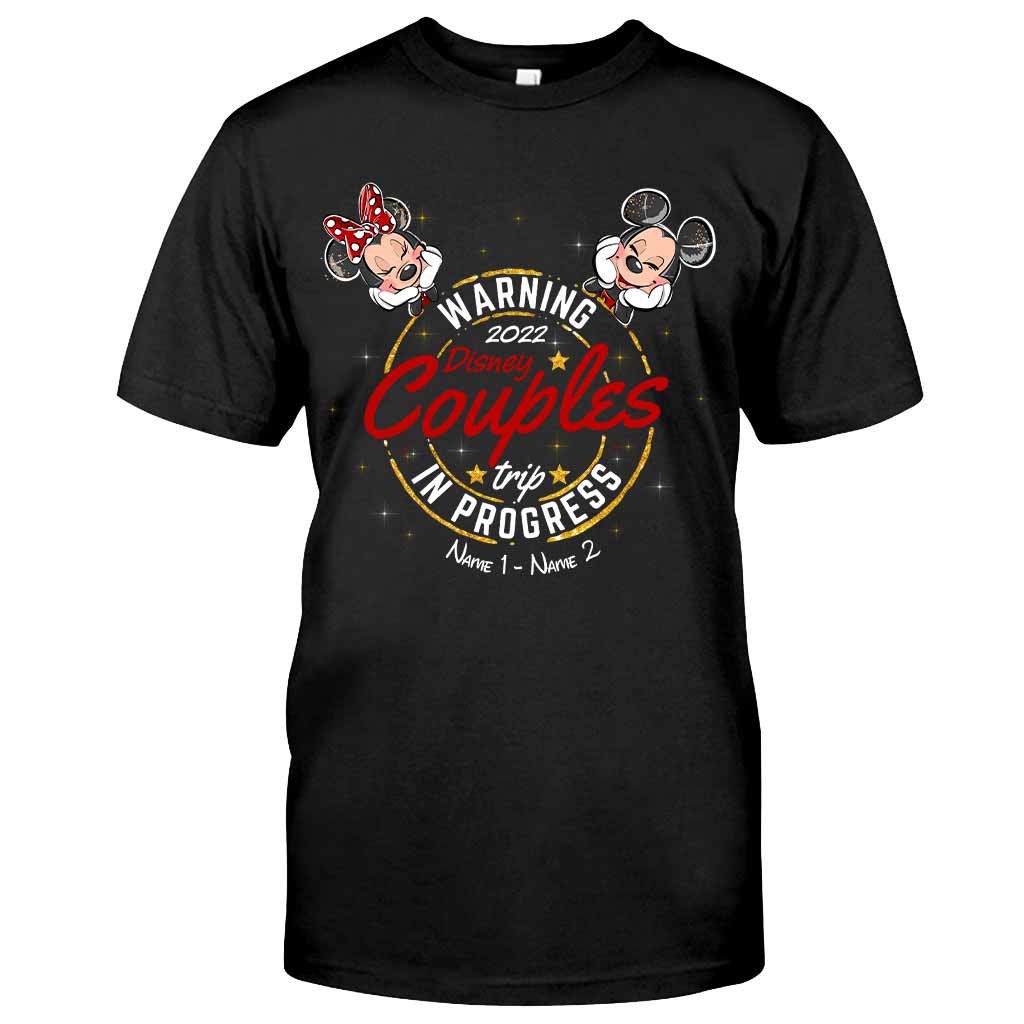 Personalized Disney Couples Trip T-shirt & Hoodie with Names