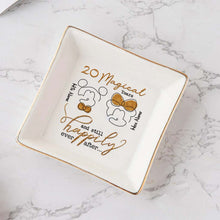 Load image into Gallery viewer, Personalized Couple Jewelry Dish Custom Name Gift for Anniversary
