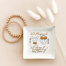 Load image into Gallery viewer, Personalized Couple Jewelry Dish Custom Name Gift for Anniversary
