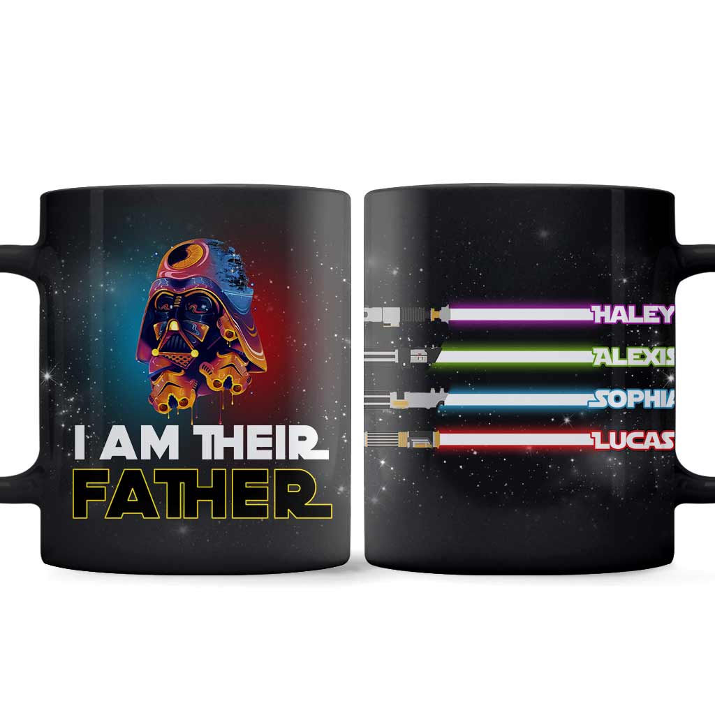 Personalized I Am Their Father Mug Custom Name Gift for Dad